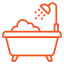 Lavabo ve banyo ikonu